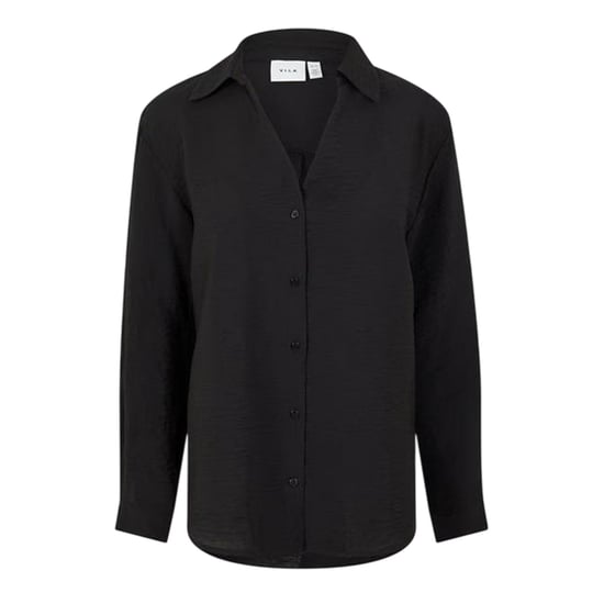 Vila - Hemd für Damen, Regulär, Langärmlig (Black Beauty) - Image 1