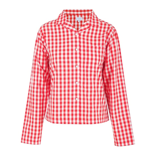 Linea - Hemd für Damen, leger, Langärmlig (Rot/Weiß) - Image 1