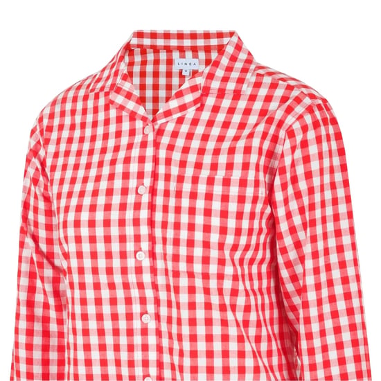 Linea - Hemd für Damen, leger, Langärmlig (Rot/Weiß) - Image 3