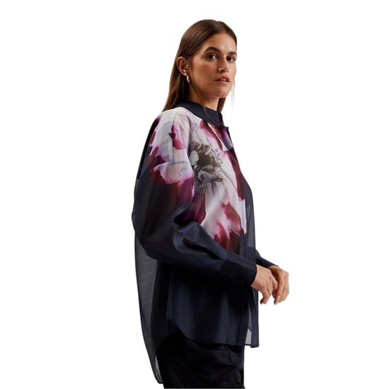 Ted Baker - Hemd für Damen, Übergroß (Marine) - Image 1