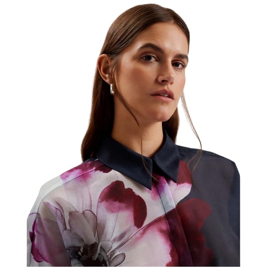 Ted Baker - Hemd für Damen, Übergroß (Marine) - Image 4