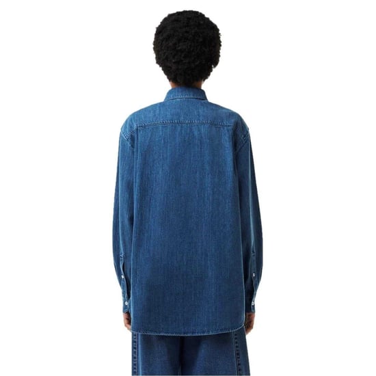 Lacoste - Hemd für Damen, Denim (Mittelblau) - Image 3
