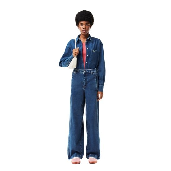 Lacoste - Hemd für Damen, Denim (Mittelblau) - Image 5