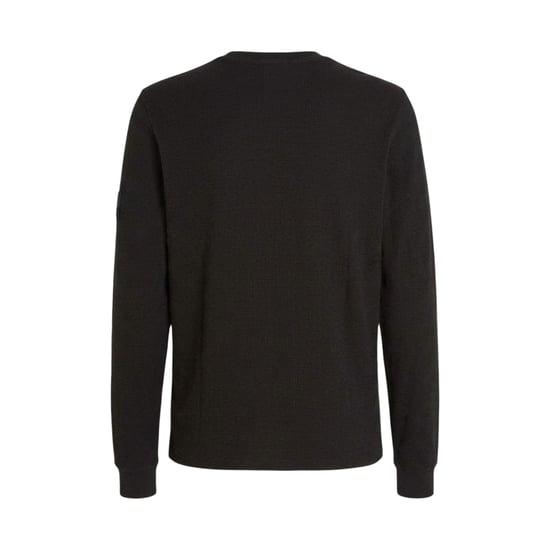 Calvin Klein - Oberteil für Herren, Waffelstoff, Langärmlig (Schwarz) - Image 2
