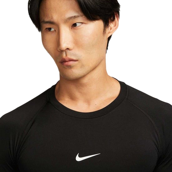 Nike - "Pro Core" T-Shirt für Herren, Langärmlig (Schwarz) - Image 3