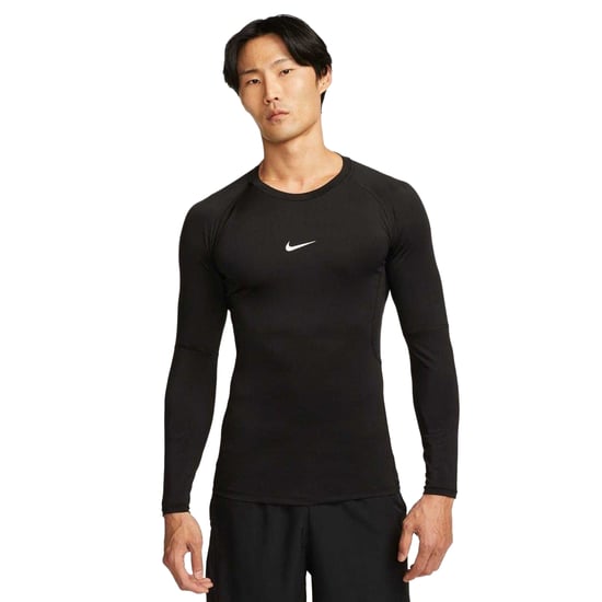 Nike - "Pro Core" T-Shirt für Herren, Langärmlig (Schwarz) - Image 5