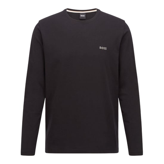 Boss - T-Shirt für Herren, Rundhalsausschnitt, Langärmlig (Schwarz) - Image 2