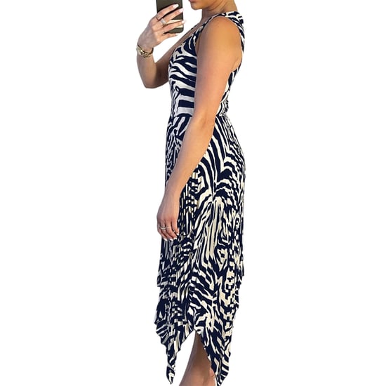 AX Paris - Midikleid für Damen, Mit Falten (Marine/Cremefarbe) - Image 3