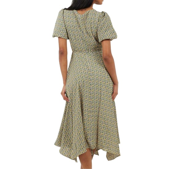 Brave Soul - Midikleid für Damen, V-Ausschnitt (Gelb) - Image 3