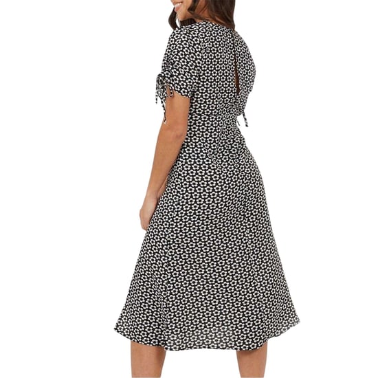 Brave Soul - Midikleid für Damen, A-Linie (Schwarz/Weiß) - Image 2