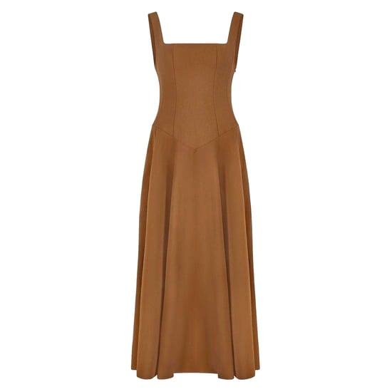 Odd Muse - Midikleid für Damen, Low Rise, A-Linie (Oliv) - Image 2