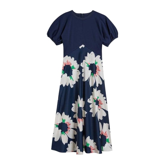 Ted Baker - Midikleid für Damen, A-Linie, Puffärmel (Dunkelblau) - Image 2