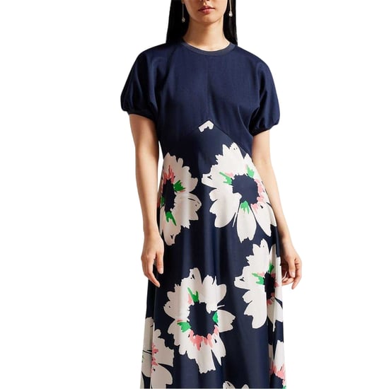 Ted Baker - Midikleid für Damen, A-Linie, Puffärmel (Dunkelblau) - Image 4