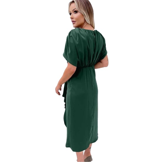 AX Paris - Midikleid für Damen, Gesammelt, Polyester, Fledermaus-Ärmel (Petrol) - Image 3