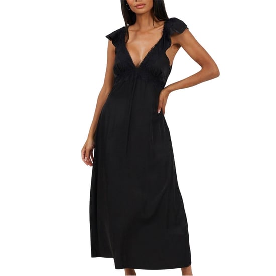 Brave Soul - Maxikleid für Damen, Regulär (Schwarz) - Image 2