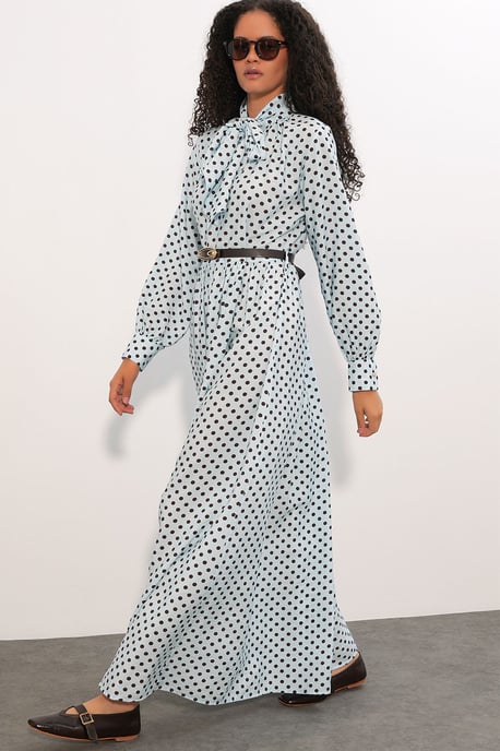 Punkte Maxi Hemdkleid - Image 4