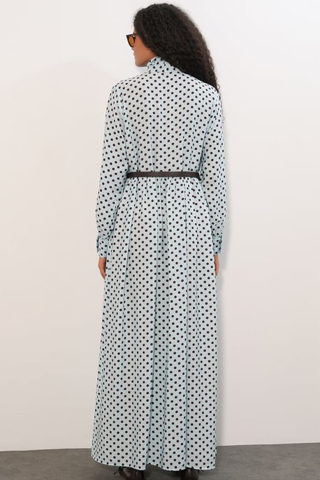 Punkte Maxi Hemdkleid - Image 6
