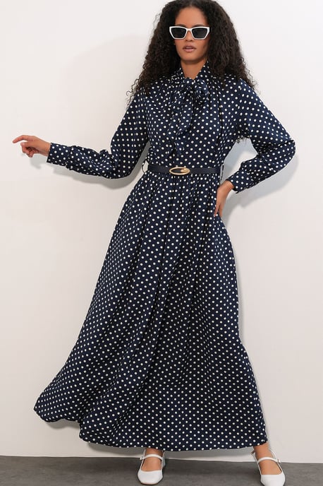 Pünktchen Maxi Hemdkleid - Image 4