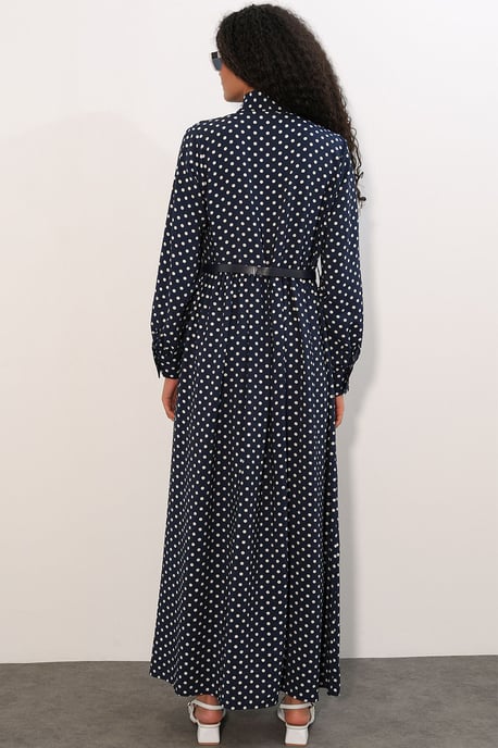 Pünktchen Maxi Hemdkleid - Image 6