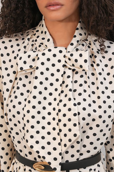 Punkte-Maxi-Hemdkleid - Image 5