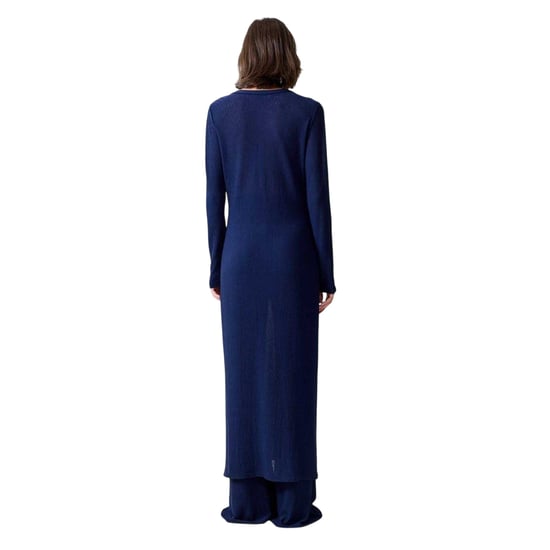 French Connection - "Meera" Maxikleid für Damen, gerippt (Blau) - Image 2