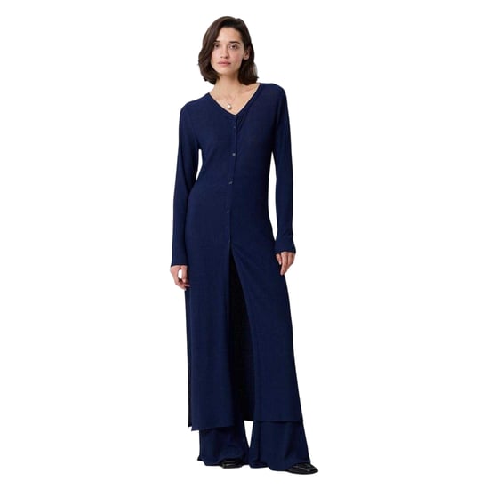 French Connection - "Meera" Maxikleid für Damen, gerippt (Blau) - Image 3