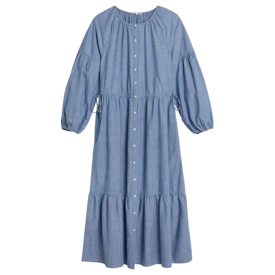Levis - "Jolene" Maxikleid für Damen, Rundhalsausschnitt, 3/4 Ärmel (Hellblau) - Image 2