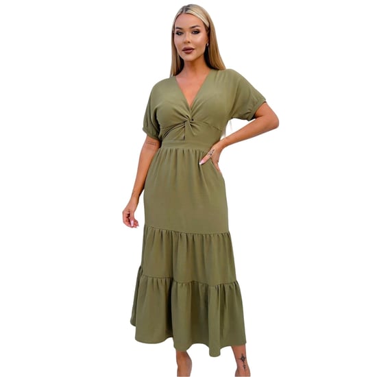 AX Paris - Maxikleid für Damen, Polyester, Sommer (Khakigrün) - Image 2