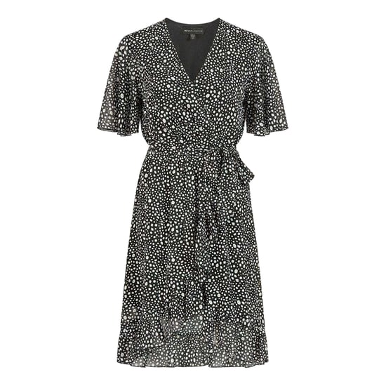 Mela London - Wickelkleid für Damen (Schwarz) - Image 1