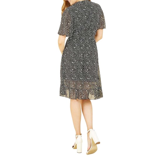 Mela London - Wickelkleid für Damen (Schwarz) - Image 2