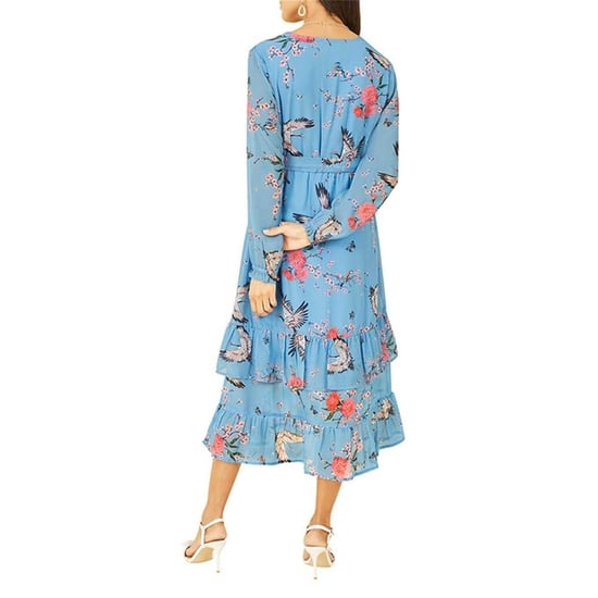 Yumi - Wickelkleid für Damen (Blau) - Image 2