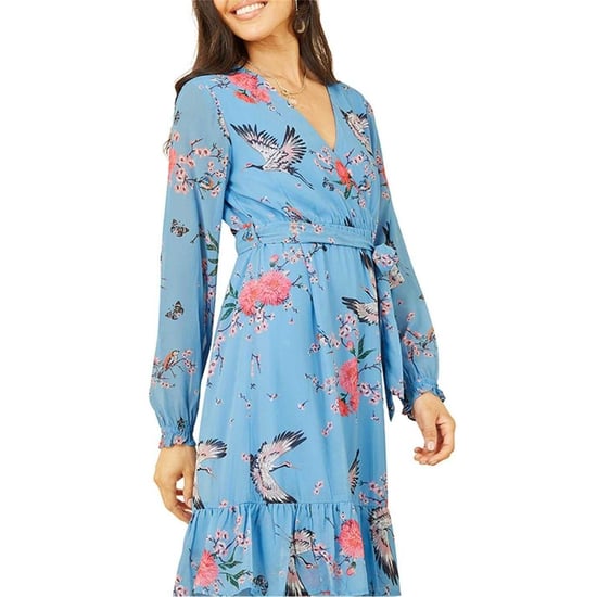 Yumi - Wickelkleid für Damen (Blau) - Image 3