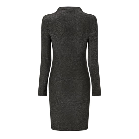 Pieces - Bodycon Kleid für Damen, Hoher Kragen, Jerseyware (Schwarz) - Image 2