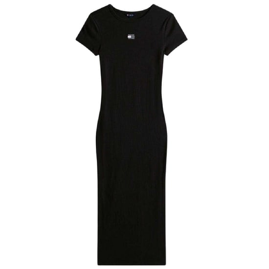 Tommy Jeans - Bodycon Kleid für Damen, Rundhalsausschnitt (Schwarz) - Image 1