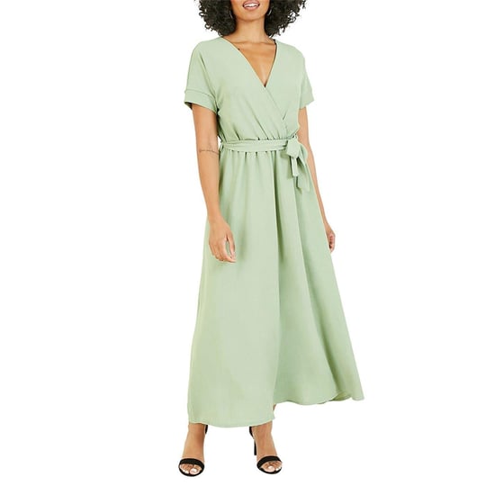 Mela London - Wickelkleid für Damen (Grün) - Image 2