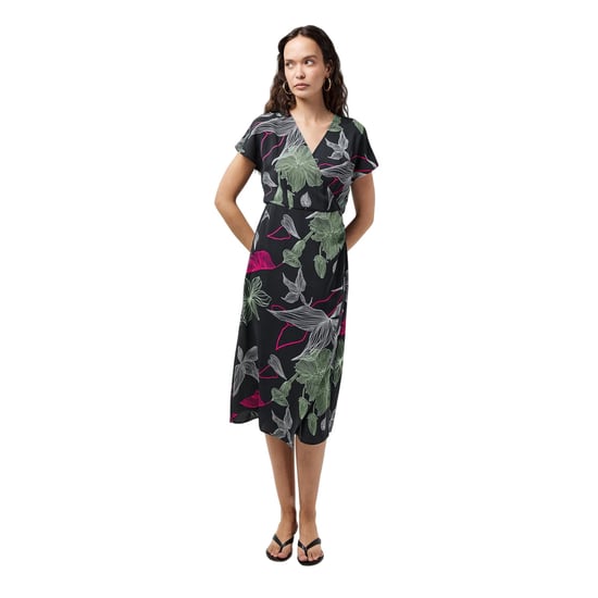 Vero Moda - "Jane" Wickelkleid für Damen (Schwarz) - Image 1
