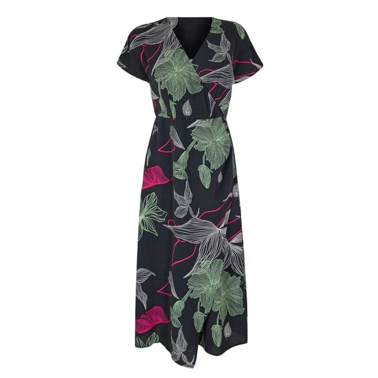 Vero Moda - "Jane" Wickelkleid für Damen (Schwarz) - Image 2