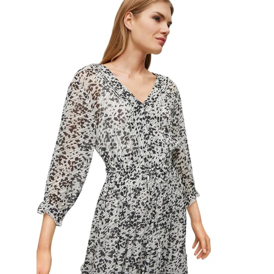 Boss - "Dellima" Wickelkleid für Damen, V-Ausschnitt (Braun) - Image 3