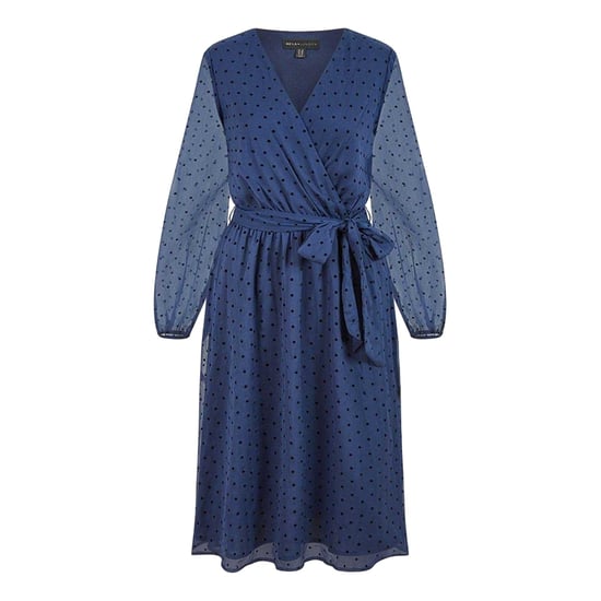Mela London - Wickelkleid für Damen (Marine) - Image 1
