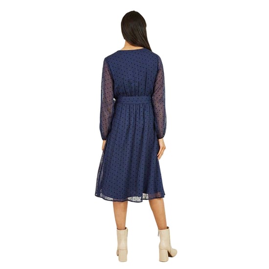 Mela London - Wickelkleid für Damen (Marine) - Image 2
