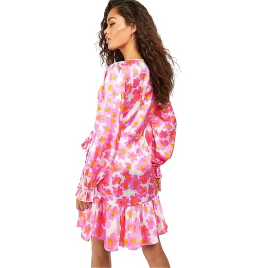 Influence - Kleid mit ausgestelltem Rock für Damen, Satin (Pink) - Image 2