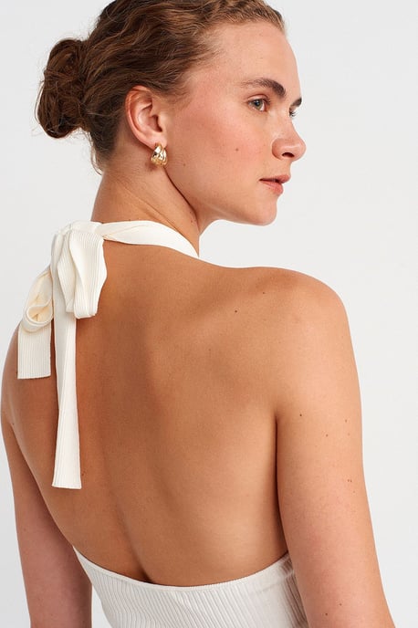 Rippennacken-Slim-Fit-Bluse - Image 4