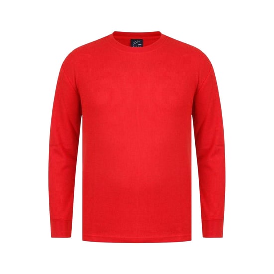 Fabric - T-Shirt für Herren, Langärmlig (Rot) - Image 1