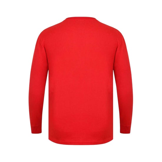 Fabric - T-Shirt für Herren, Langärmlig (Rot) - Image 2