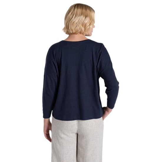 Craghoppers - "Emere" T-Shirt für Damen, Langärmlig (Marineblau) - Image 3