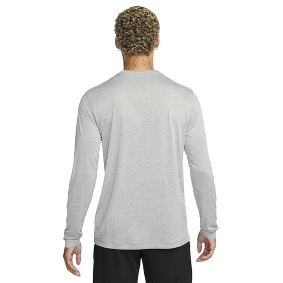 Nike - "Legend" T-Shirt für Herren, Regulär, Langärmlig (Grau/Silber) - Image 2