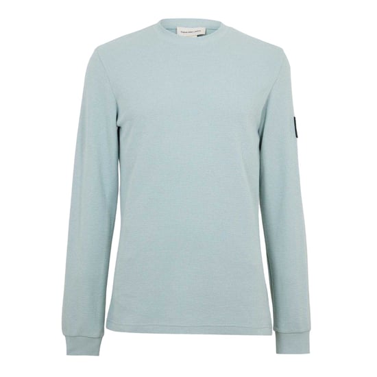 Calvin Klein - Oberteil für Herren, Waffelstoff, Langärmlig (Bewölkt Grau) - Image 1