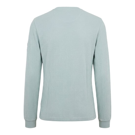 Calvin Klein - Oberteil für Herren, Waffelstoff, Langärmlig (Bewölkt Grau) - Image 2