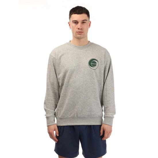 New Balance - T-Shirt für Herren, Sweatshirt-Stoff, leger (Grau) - Image 1