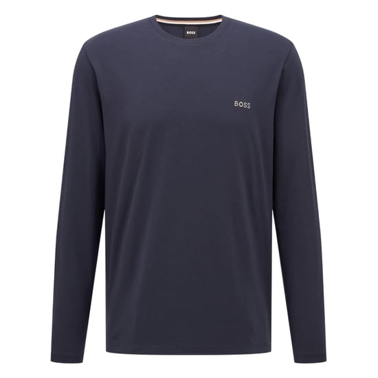 Boss - T-Shirt für Herren, Rundhalsausschnitt, Langärmlig (Marine) - Image 2